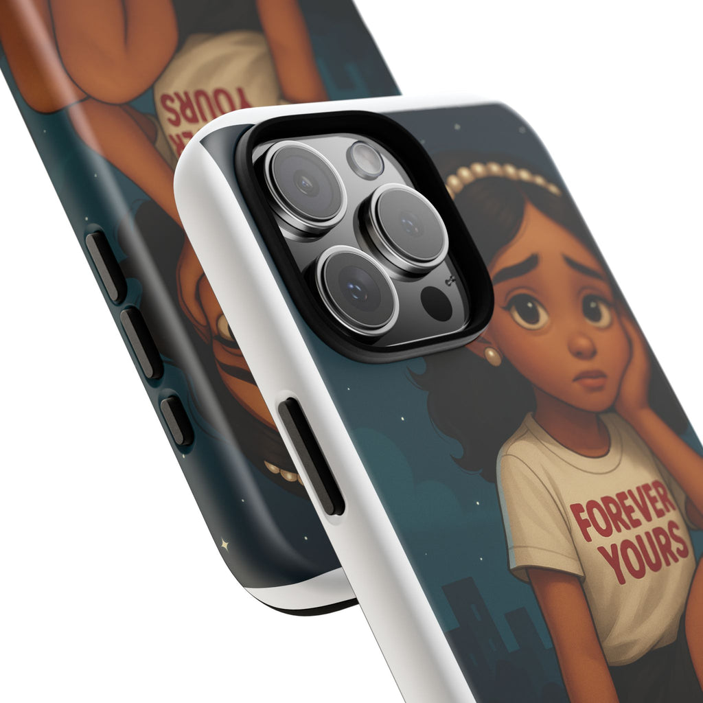 Cute Phone Case: Forever Yours Girl Design, Tough Phone Cover, Trendy Smartphone Protector, Gift for Teens, [...]
