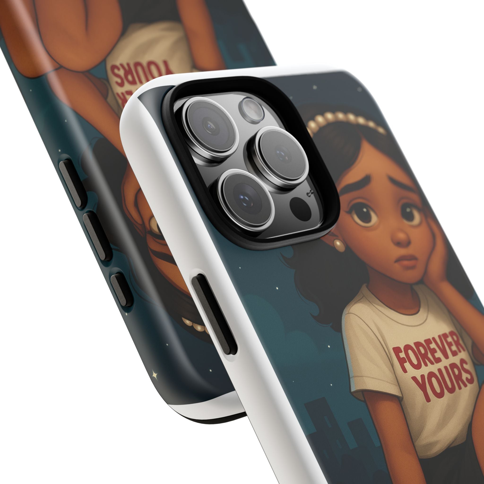 Cute Phone Case: Forever Yours Girl Design, Tough Phone Cover, Trendy Smartphone Protector, Gift for Teens, [...]