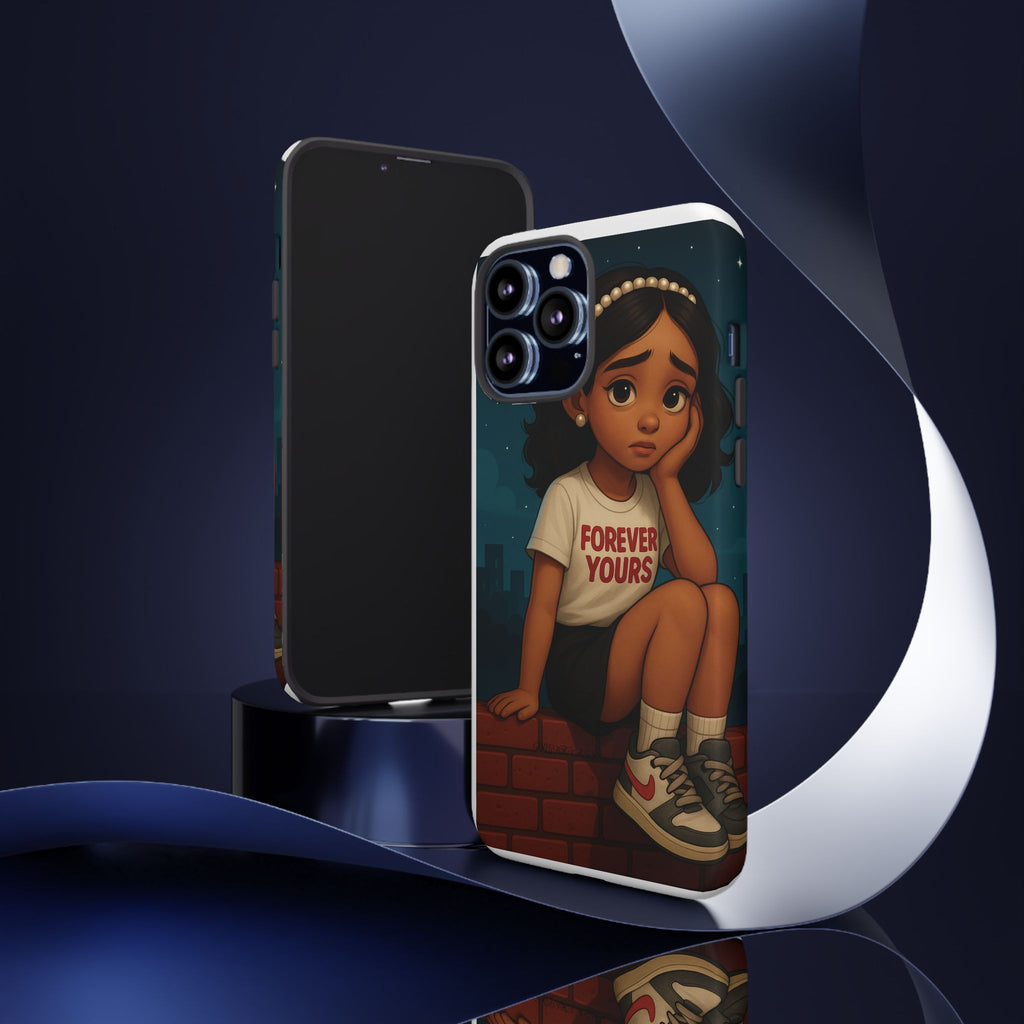 Cute Phone Case: Forever Yours Girl Design, Tough Phone Cover, Trendy Smartphone Protector, Gift for Teens, [...]