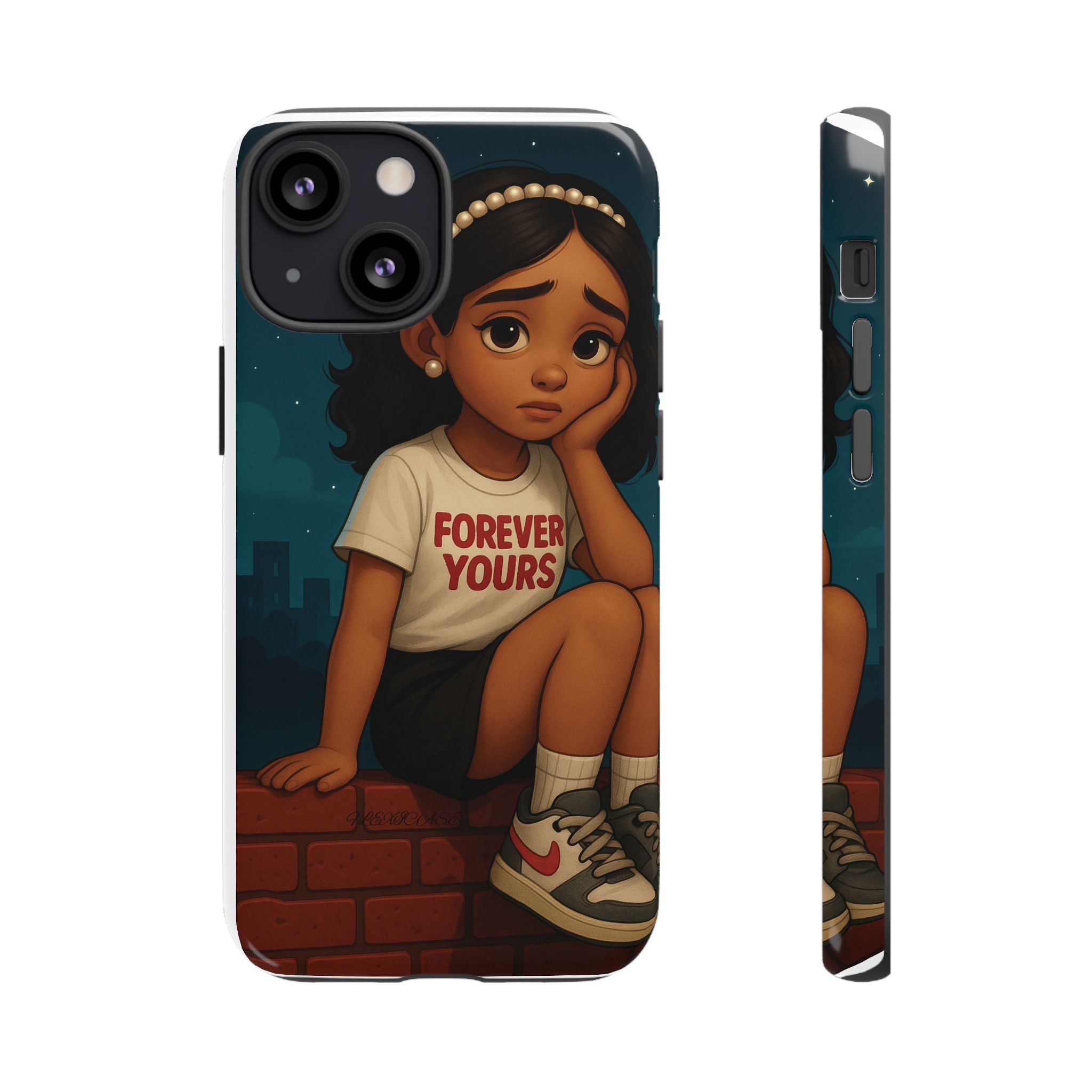 Cute Phone Case: Forever Yours Girl Design, Tough Phone Cover, Trendy Smartphone Protector, Gift for Teens, [...]