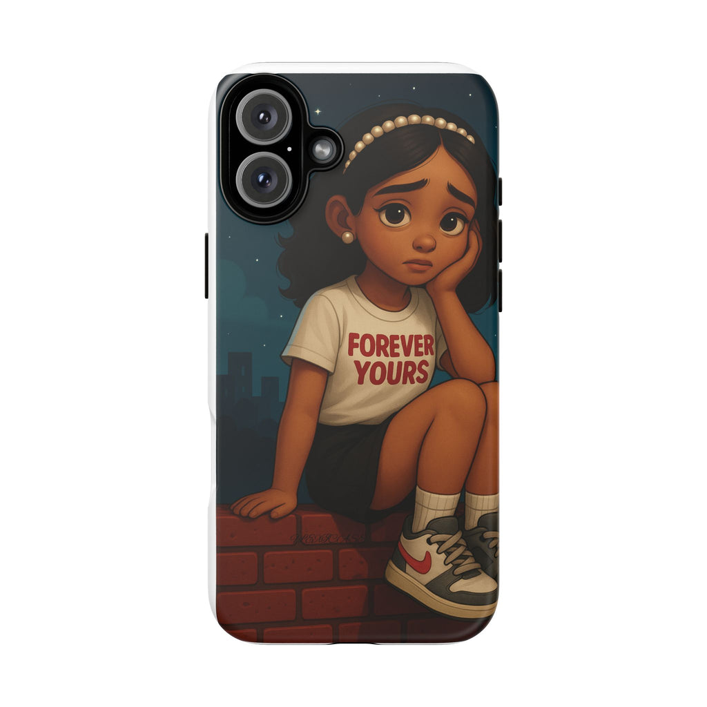 Cute Phone Case: Forever Yours Girl Design, Tough Phone Cover, Trendy Smartphone Protector, Gift for Teens, [...]