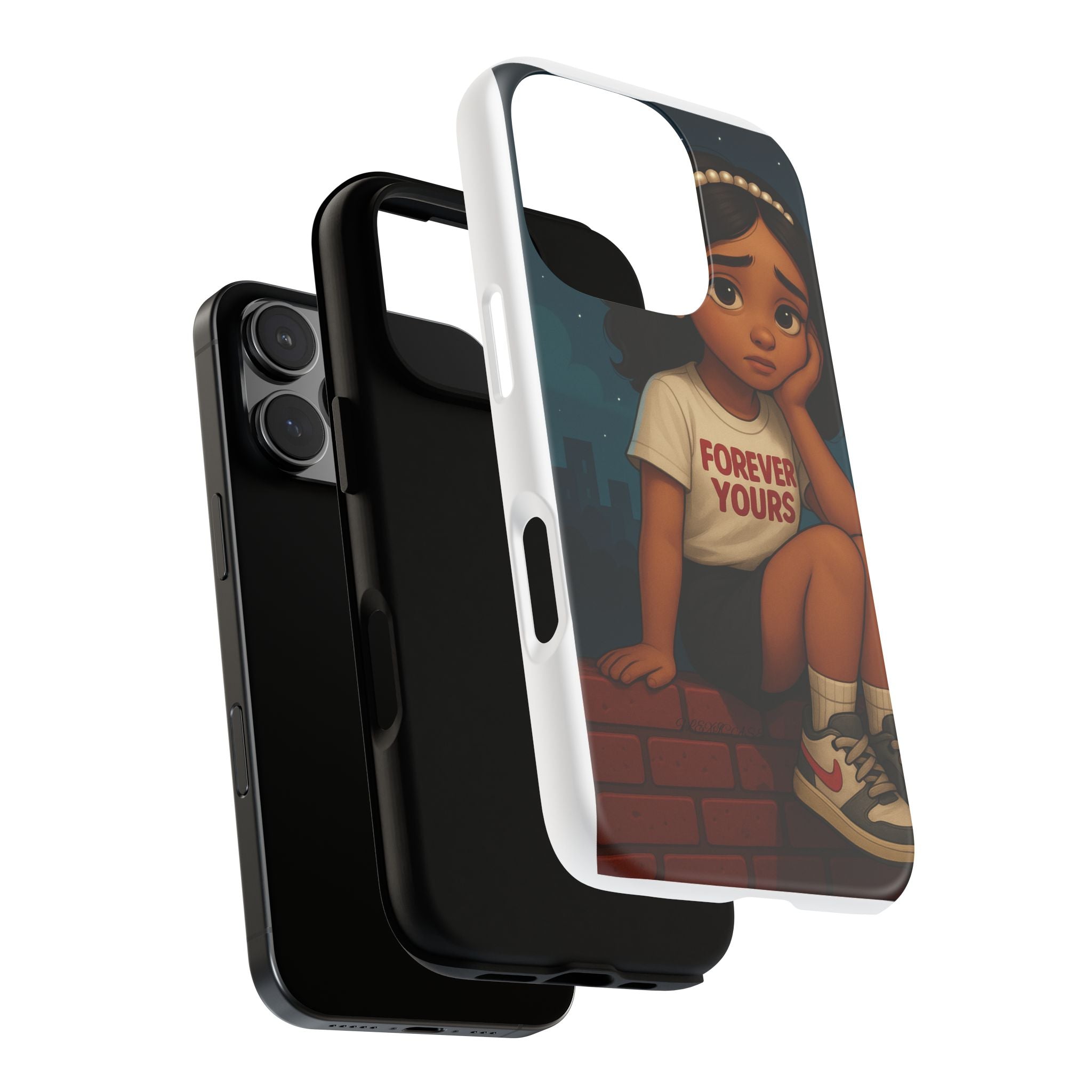 Cute Phone Case: Forever Yours Girl Design, Tough Phone Cover, Trendy Smartphone Protector, Gift for Teens, [...]