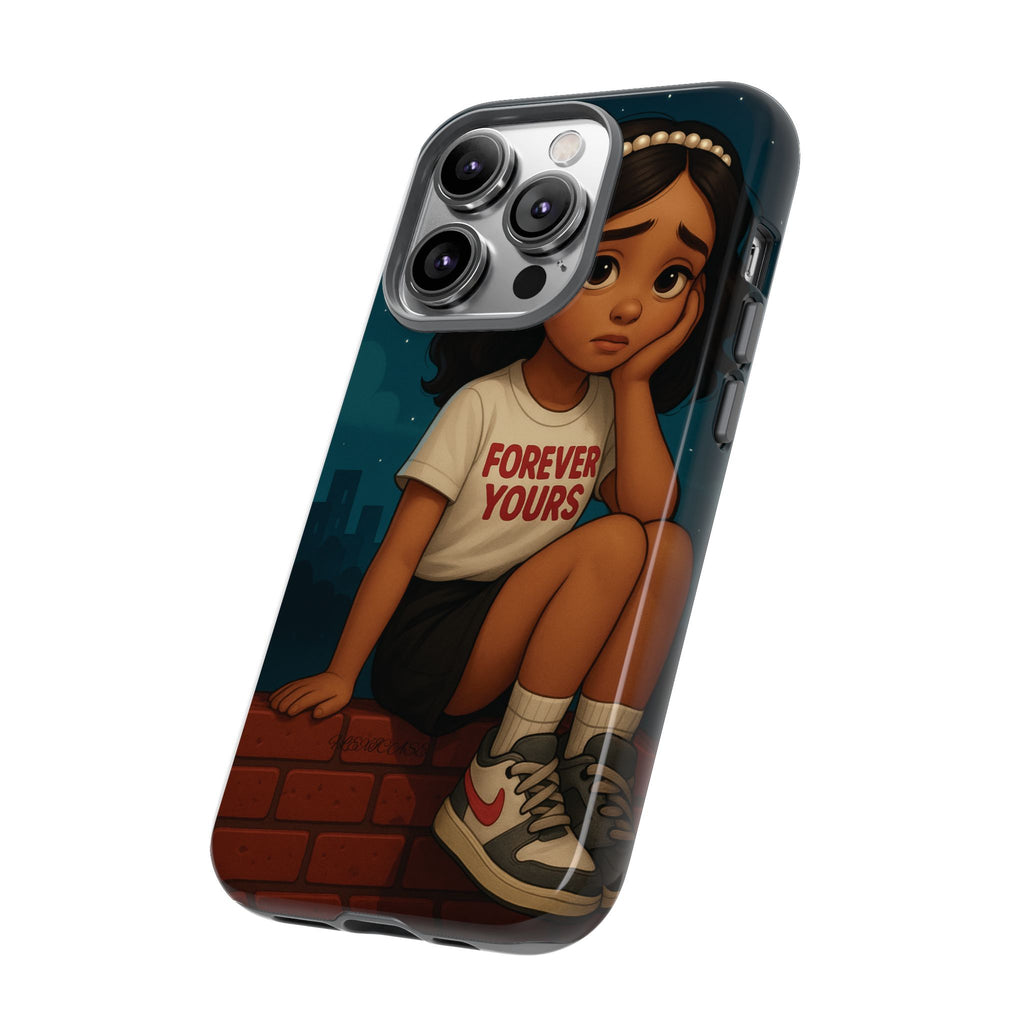 Cute Phone Case: Forever Yours Girl Design, Tough Phone Cover, Trendy Smartphone Protector, Gift for Teens, [...]