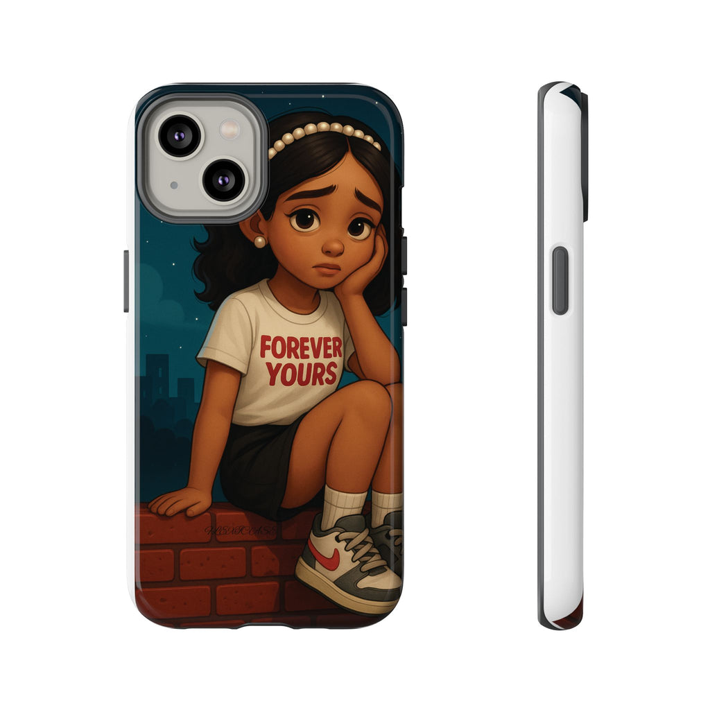 Cute Phone Case: Forever Yours Girl Design, Tough Phone Cover, Trendy Smartphone Protector, Gift for Teens, [...]