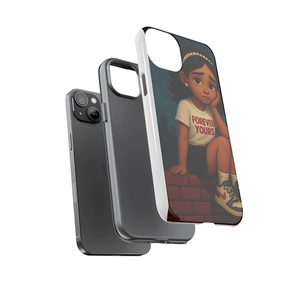 Cute Phone Case: Forever Yours Girl Design, Tough Phone Cover, Trendy Smartphone Protector, Gift for Teens, [...]