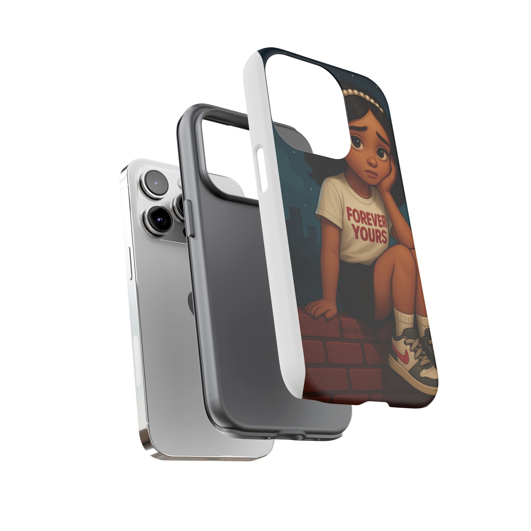 Cute Phone Case: Forever Yours Girl Design, Tough Phone Cover, Trendy Smartphone Protector, Gift for Teens, [...]