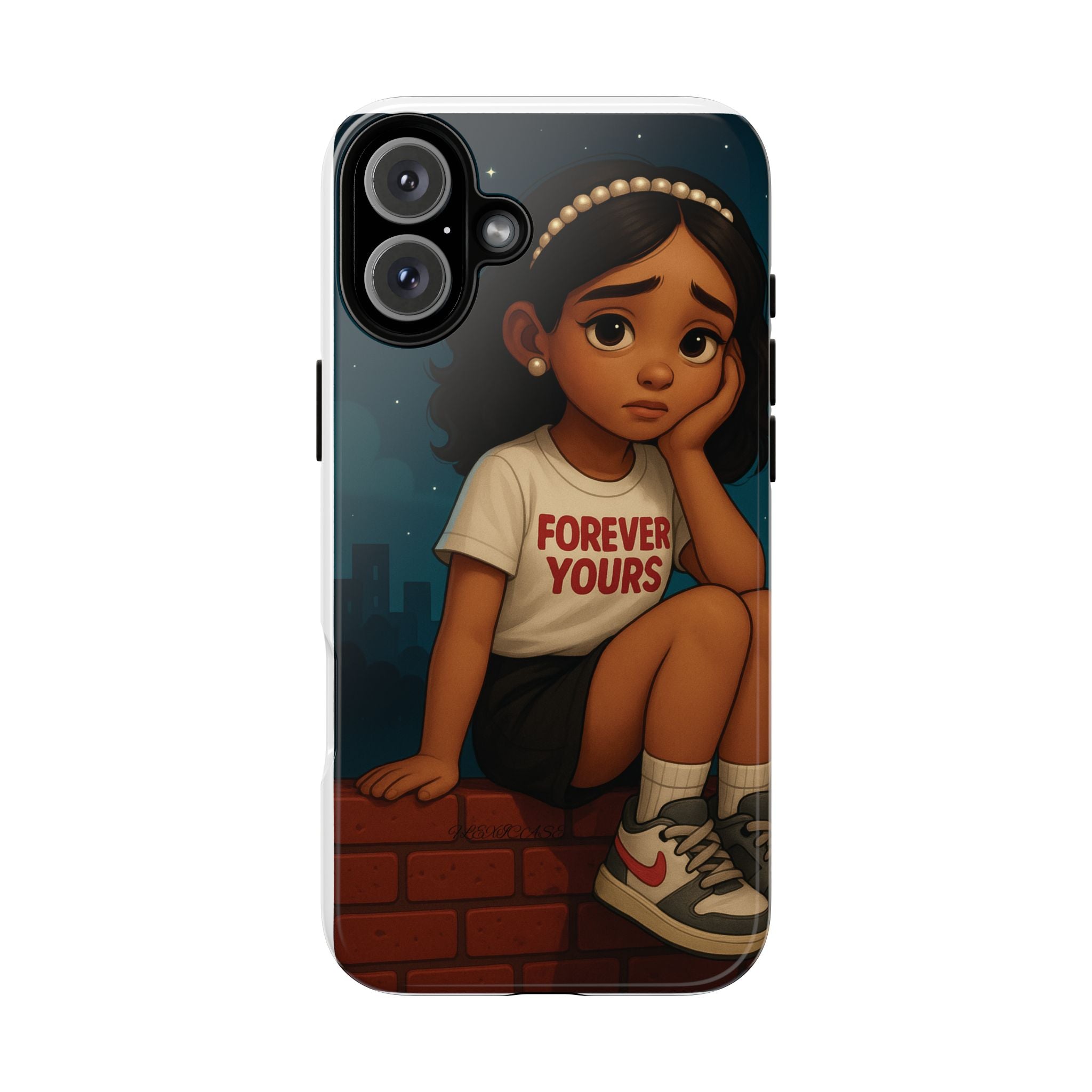 Cute Phone Case: Forever Yours Girl Design, Tough Phone Cover, Trendy Smartphone Protector, Gift for Teens, [...]