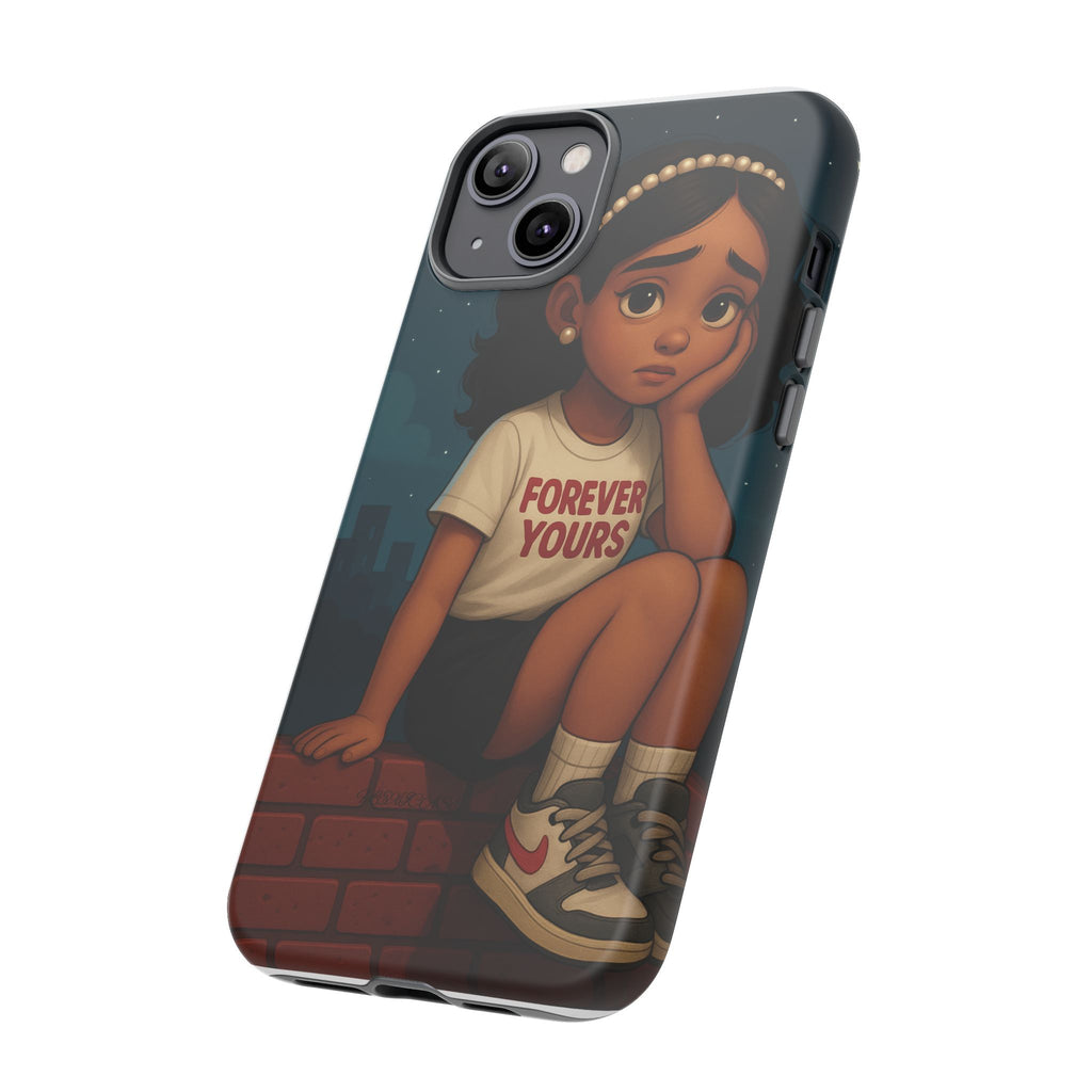 Cute Phone Case: Forever Yours Girl Design, Tough Phone Cover, Trendy Smartphone Protector, Gift for Teens, [...]