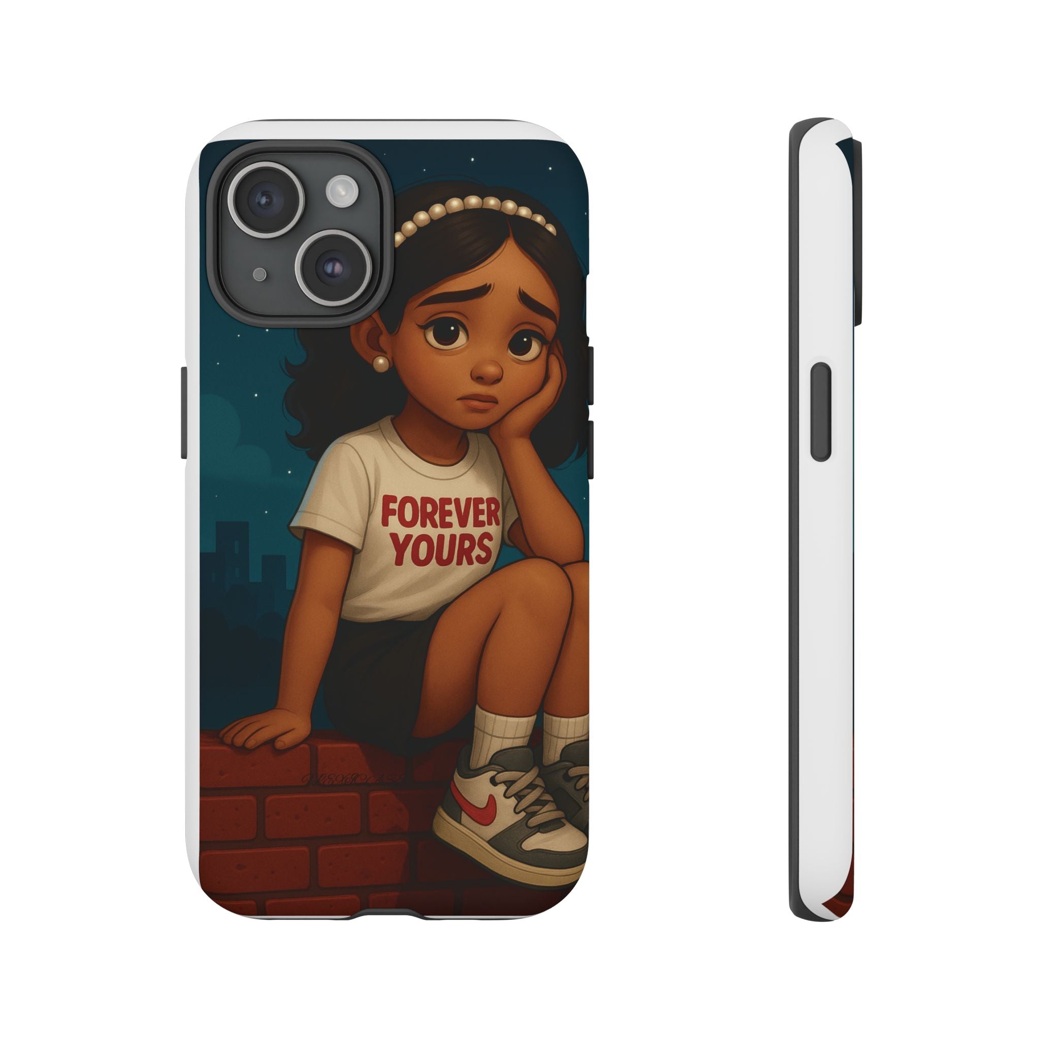 Cute Phone Case: Forever Yours Girl Design, Tough Phone Cover, Trendy Smartphone Protector, Gift for Teens, [...]