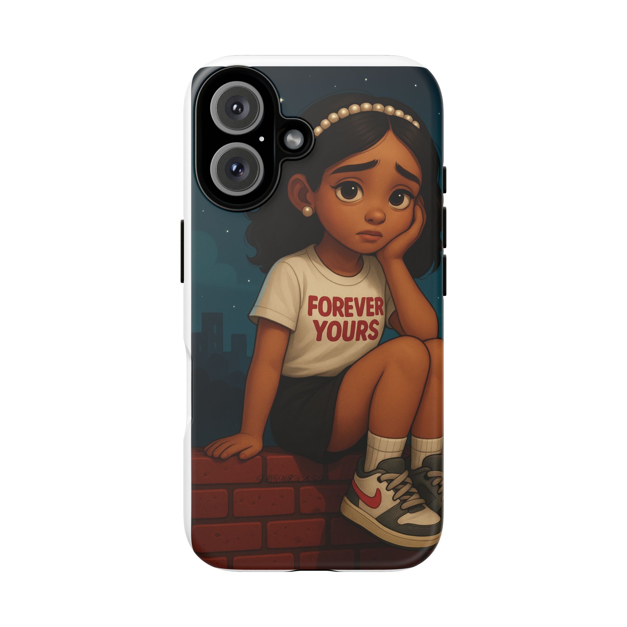 Cute Phone Case: Forever Yours Girl Design, Tough Phone Cover, Trendy Smartphone Protector, Gift for Teens, [...]