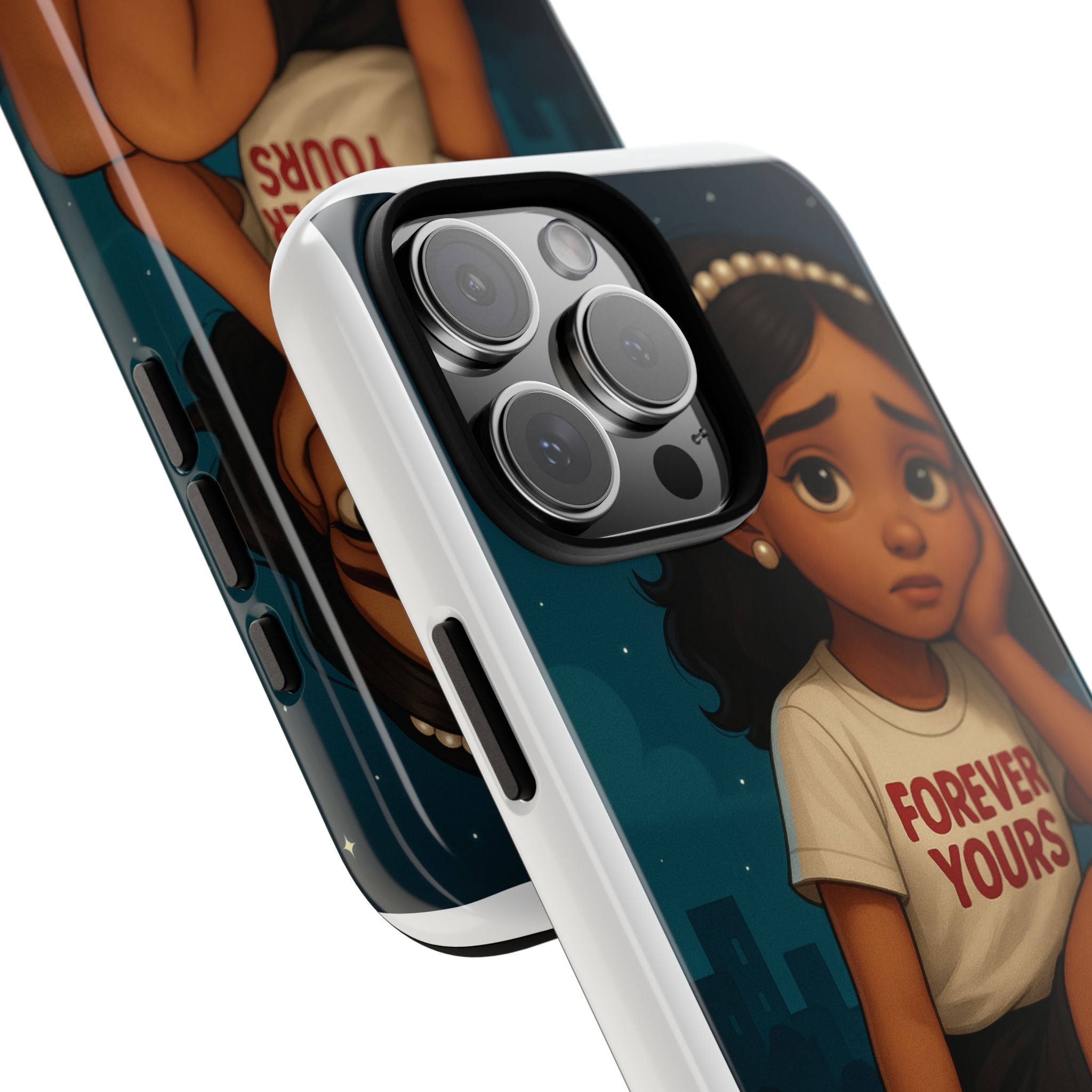 Cute Phone Case: Forever Yours Girl Design, Tough Phone Cover, Trendy Smartphone Protector, Gift for Teens, [...]