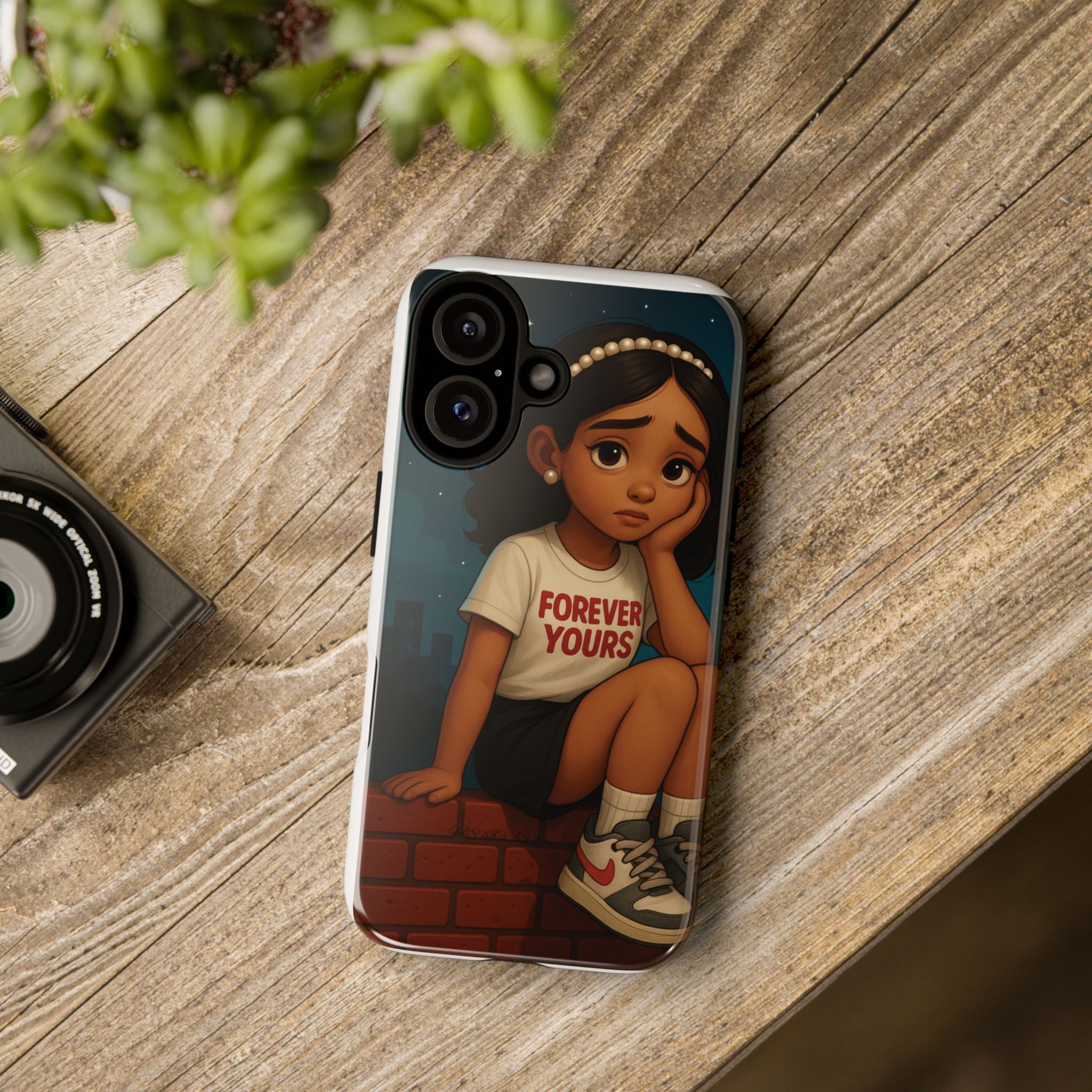 Cute Phone Case: Forever Yours Girl Design, Tough Phone Cover, Trendy Smartphone Protector, Gift for Teens, [...]