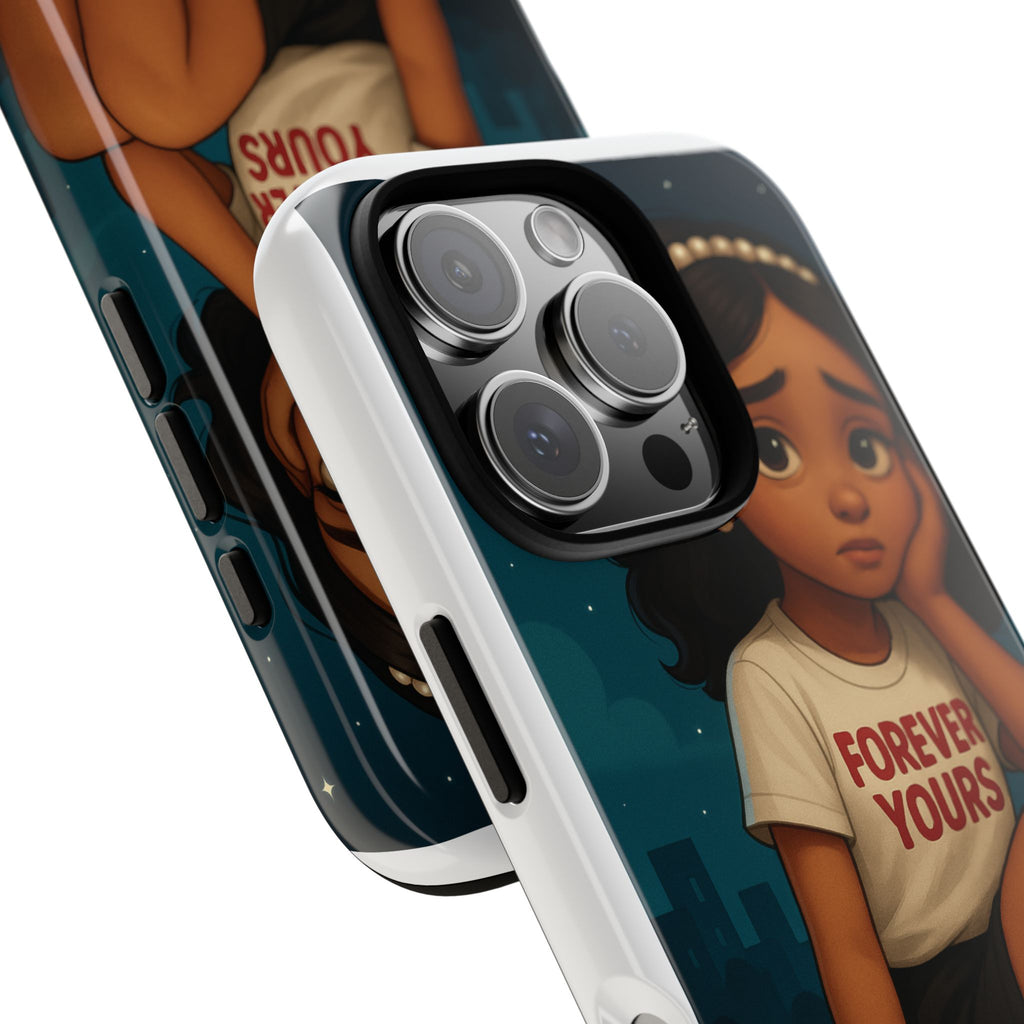 Cute Phone Case: Forever Yours Girl Design, Tough Phone Cover, Trendy Smartphone Protector, Gift for Teens, [...]