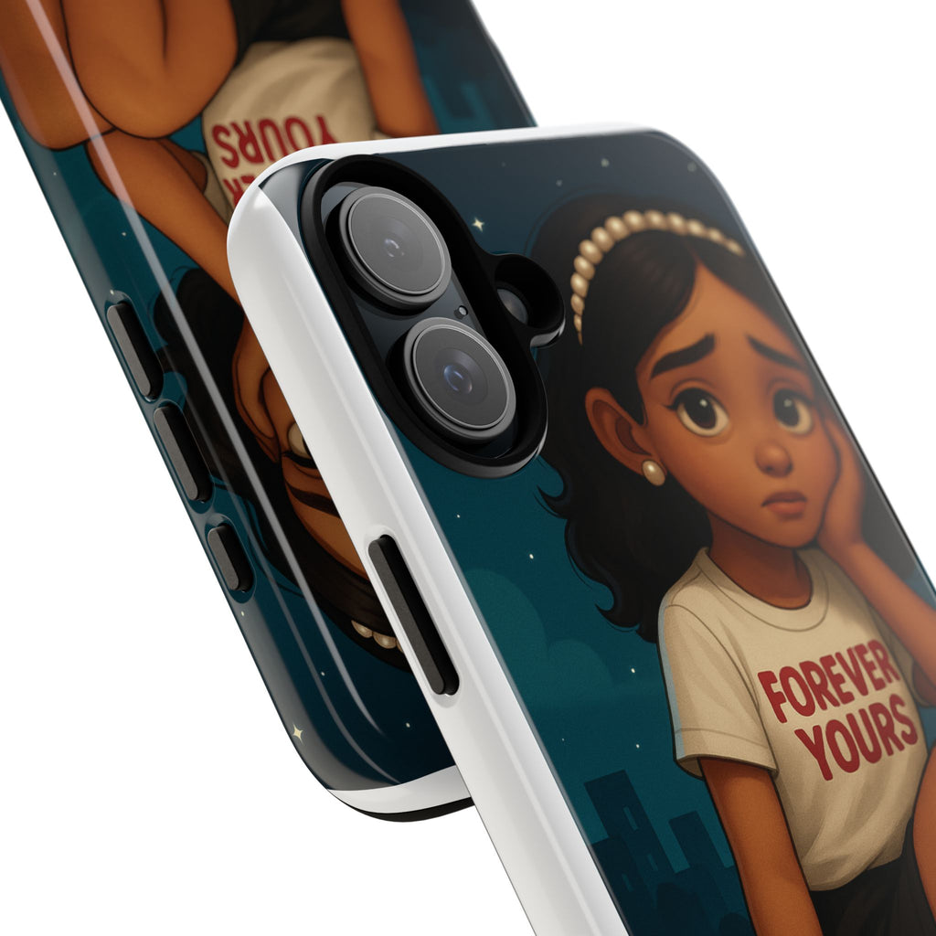 Cute Phone Case: Forever Yours Girl Design, Tough Phone Cover, Trendy Smartphone Protector, Gift for Teens, [...]