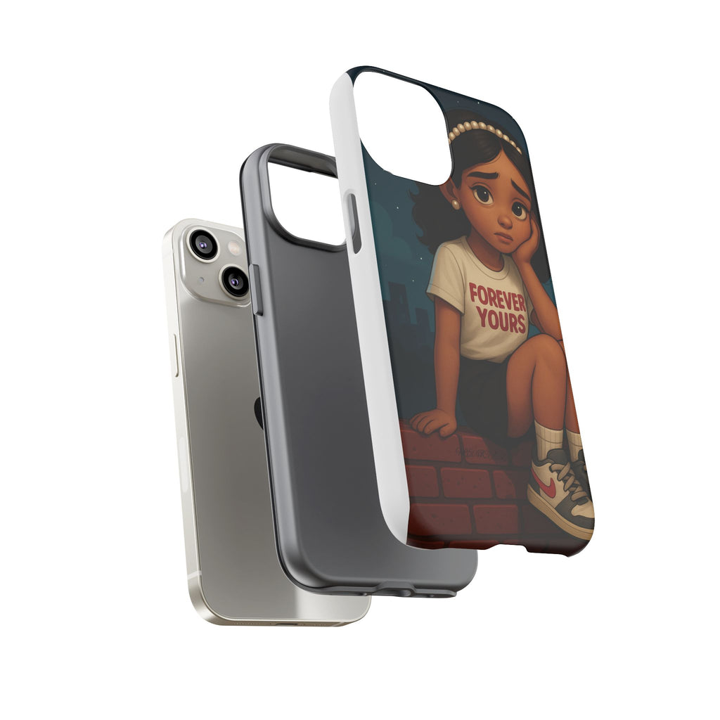 Cute Phone Case: Forever Yours Girl Design, Tough Phone Cover, Trendy Smartphone Protector, Gift for Teens, [...]