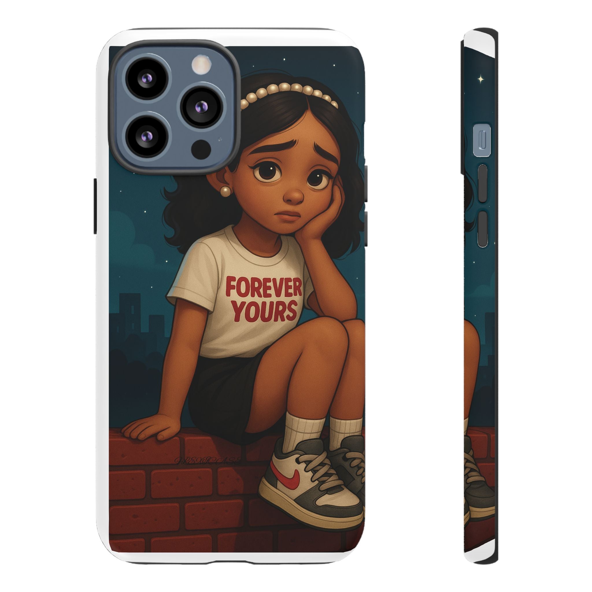 Cute Phone Case: Forever Yours Girl Design, Tough Phone Cover, Trendy Smartphone Protector, Gift for Teens, [...]