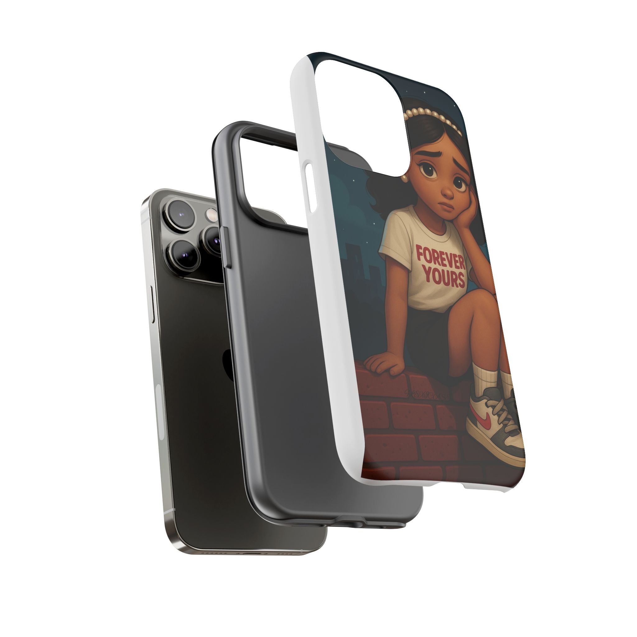 Cute Phone Case: Forever Yours Girl Design, Tough Phone Cover, Trendy Smartphone Protector, Gift for Teens, [...]