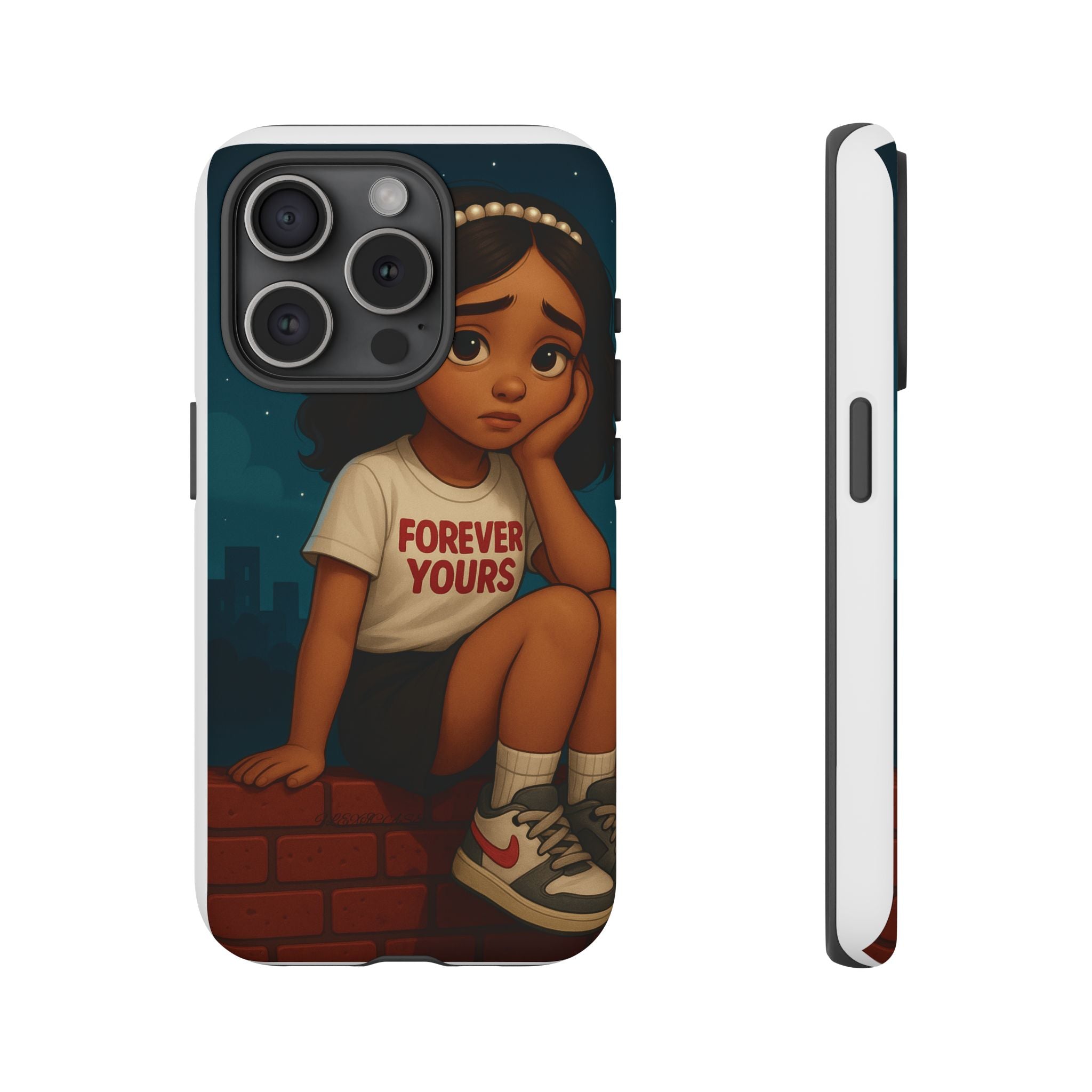 Cute Phone Case: Forever Yours Girl Design, Tough Phone Cover, Trendy Smartphone Protector, Gift for Teens, [...]