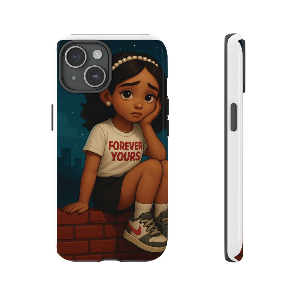 Cute Phone Case: Forever Yours Girl Design, Tough Phone Cover, Trendy Smartphone Protector, Gift for Teens, [...]
