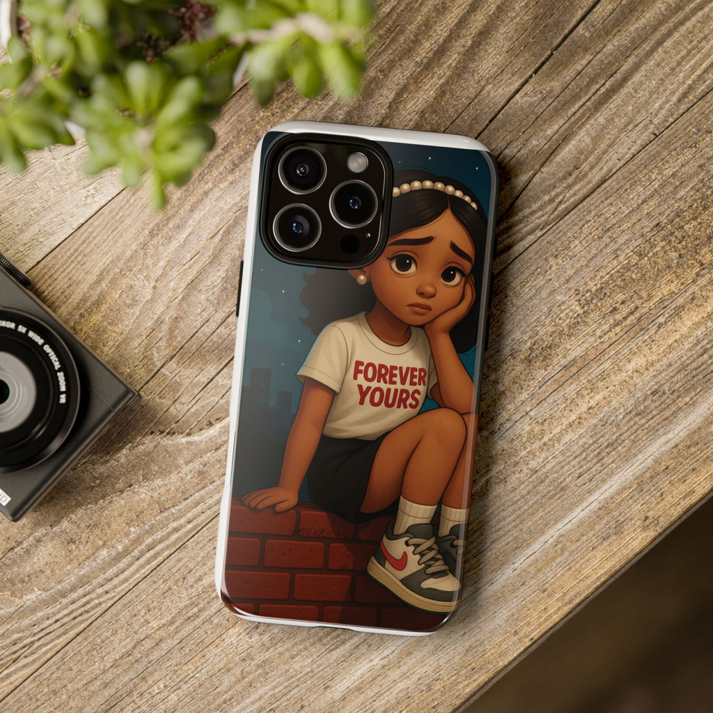 Cute Phone Case: Forever Yours Girl Design, Tough Phone Cover, Trendy Smartphone Protector, Gift for Teens, [...]