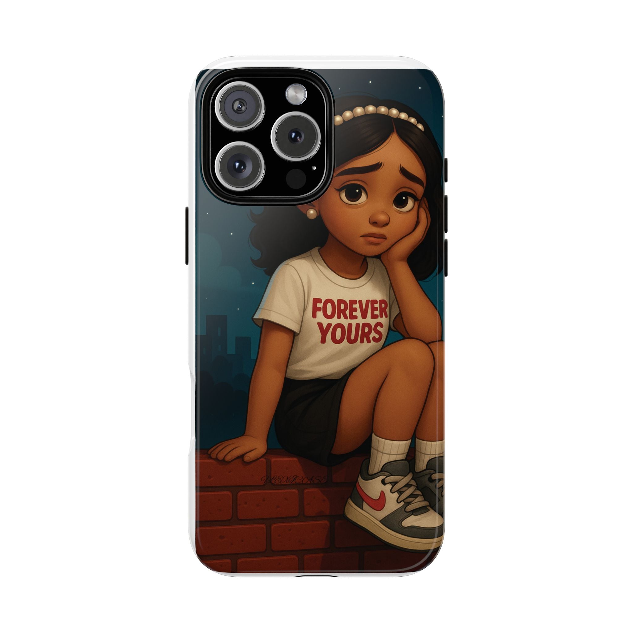 Cute Phone Case: Forever Yours Girl Design, Tough Phone Cover, Trendy Smartphone Protector, Gift for Teens, [...]