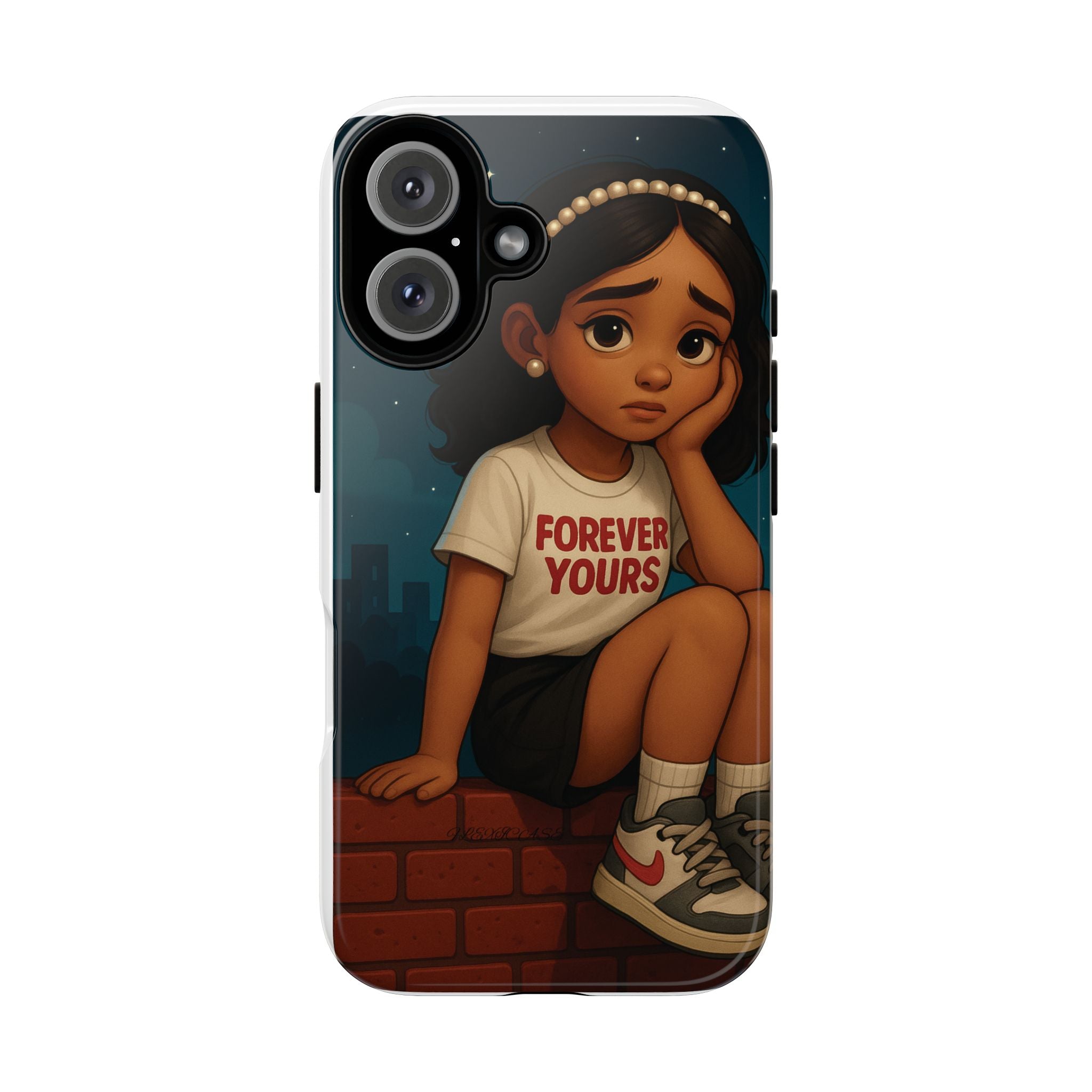 Cute Phone Case: Forever Yours Girl Design, Tough Phone Cover, Trendy Smartphone Protector, Gift for Teens, [...]