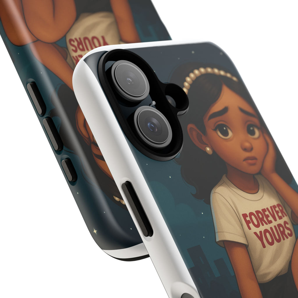 Cute Phone Case: Forever Yours Girl Design, Tough Phone Cover, Trendy Smartphone Protector, Gift for Teens, [...]