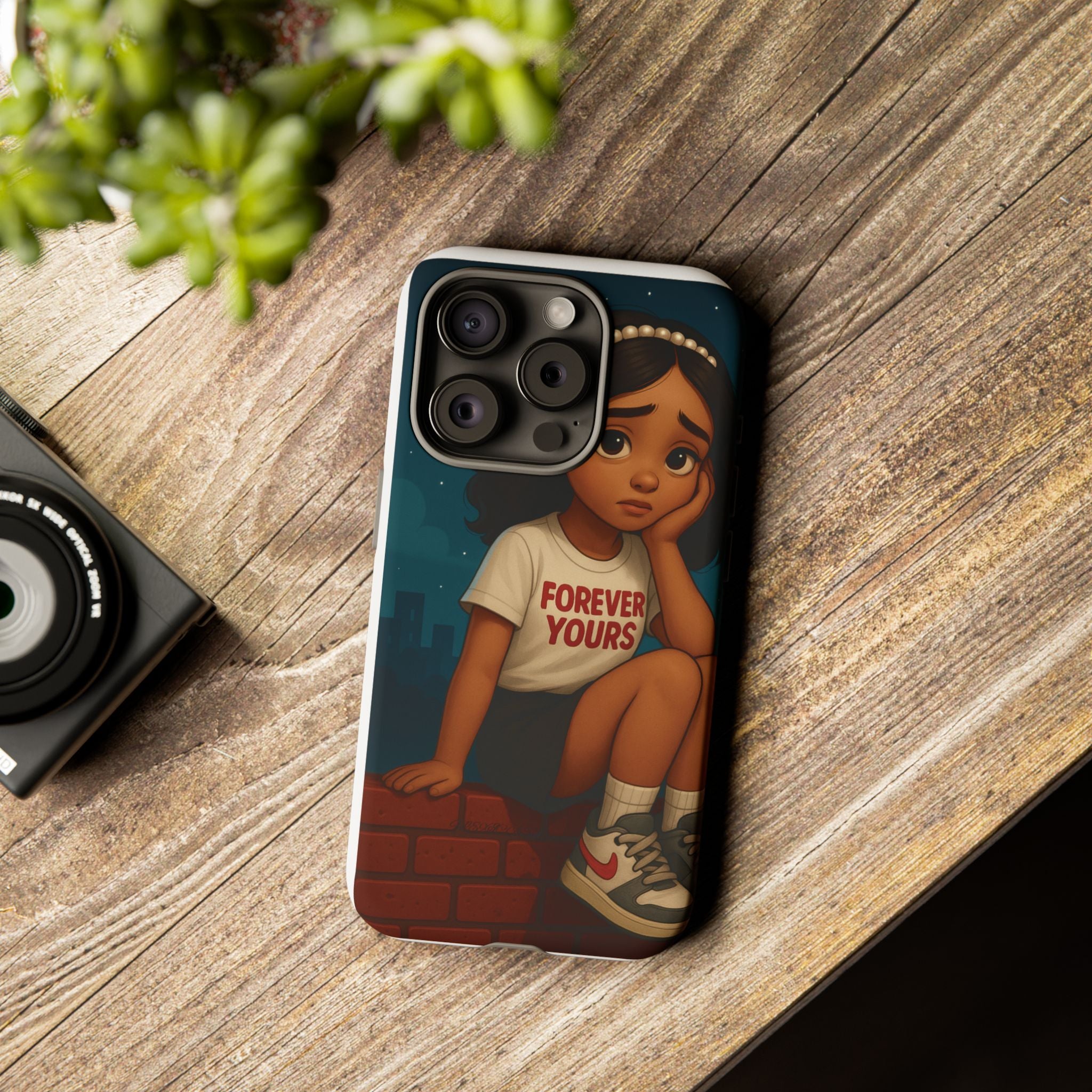 Cute Phone Case: Forever Yours Girl Design, Tough Phone Cover, Trendy Smartphone Protector, Gift for Teens, [...]