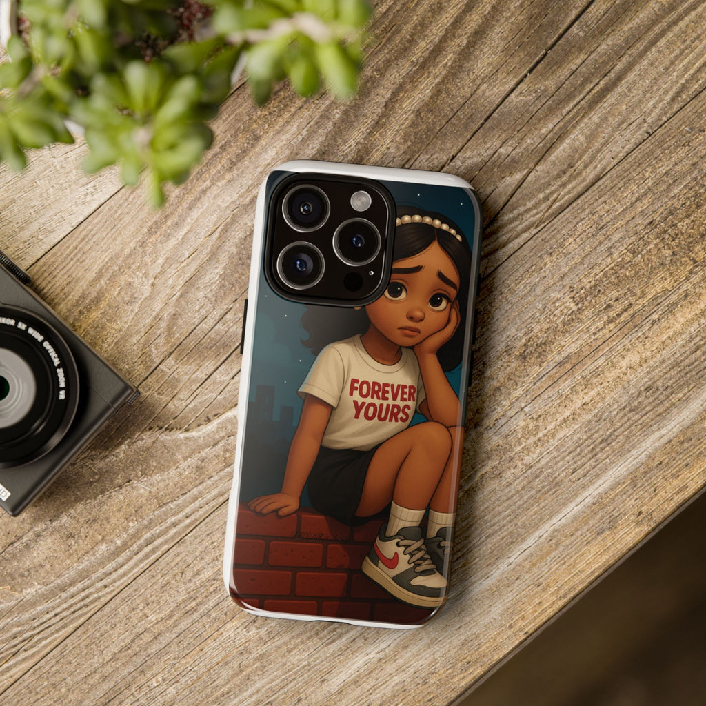 Cute Phone Case: Forever Yours Girl Design, Tough Phone Cover, Trendy Smartphone Protector, Gift for Teens, [...]