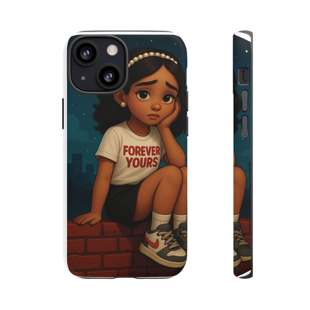 Cute Phone Case: Forever Yours Girl Design, Tough Phone Cover, Trendy Smartphone Protector, Gift for Teens, [...]