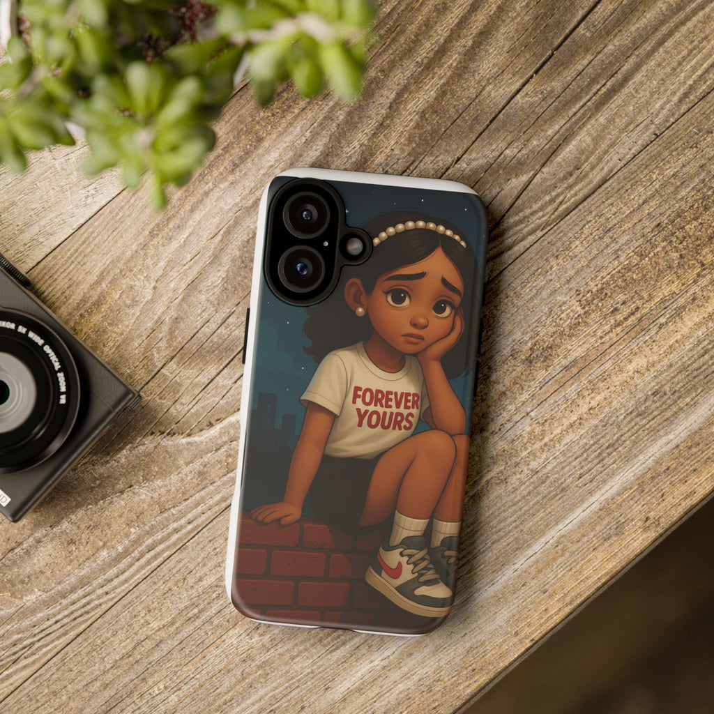 Cute Phone Case: Forever Yours Girl Design, Tough Phone Cover, Trendy Smartphone Protector, Gift for Teens, [...]