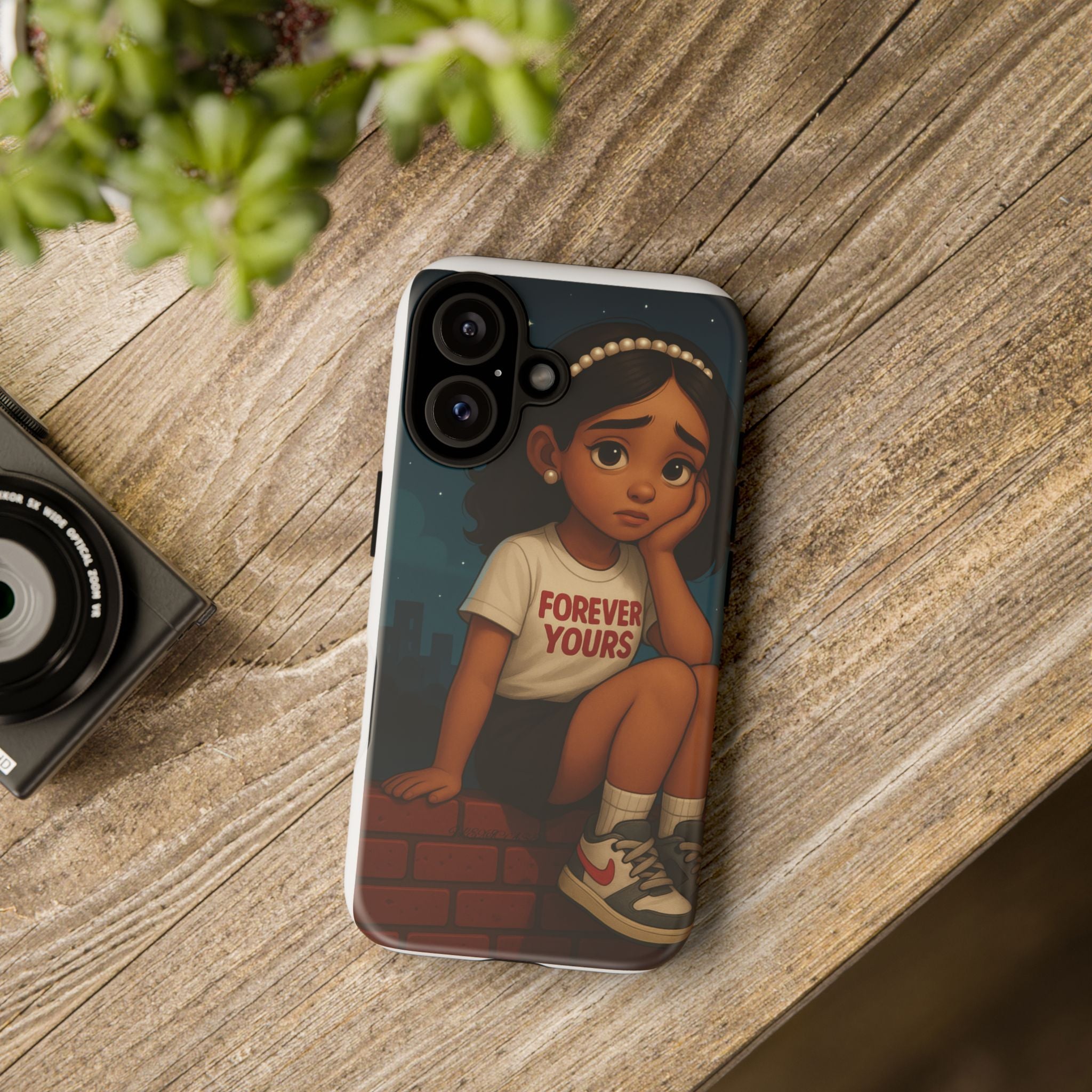 Cute Phone Case: Forever Yours Girl Design, Tough Phone Cover, Trendy Smartphone Protector, Gift for Teens, [...]