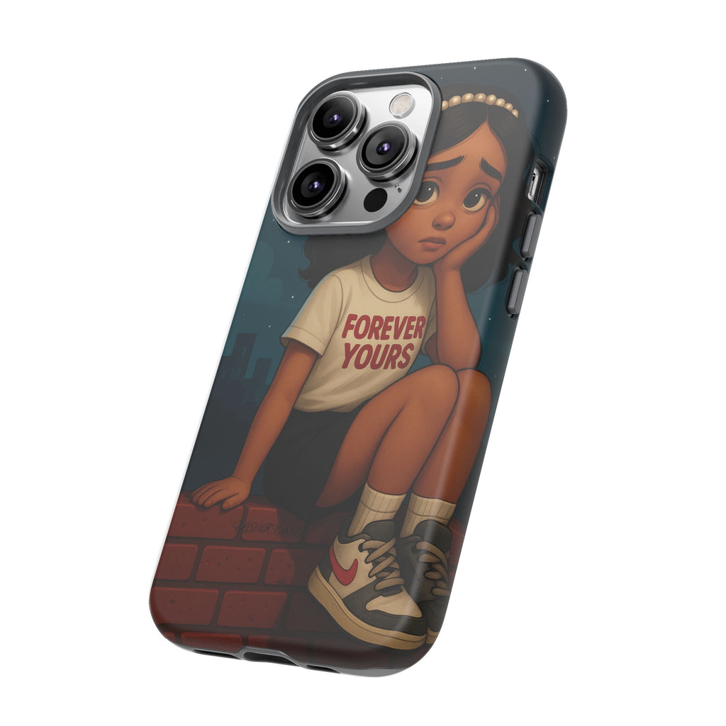 Cute Phone Case: Forever Yours Girl Design, Tough Phone Cover, Trendy Smartphone Protector, Gift for Teens, [...]