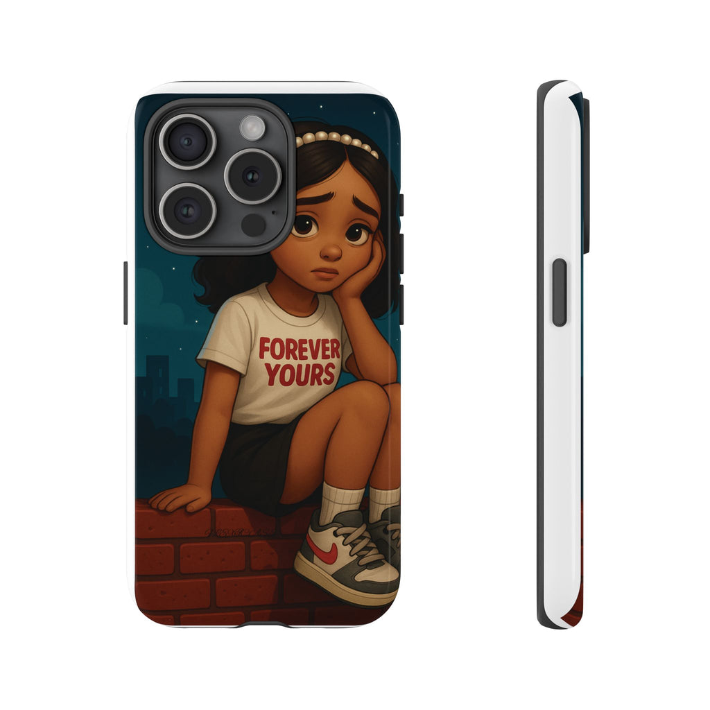 Cute Phone Case: Forever Yours Girl Design, Tough Phone Cover, Trendy Smartphone Protector, Gift for Teens, [...]