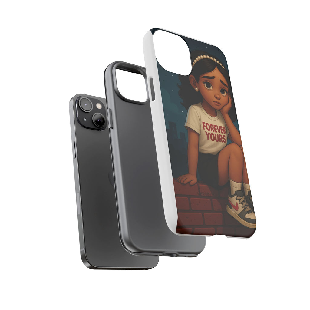 Cute Phone Case: Forever Yours Girl Design, Tough Phone Cover, Trendy Smartphone Protector, Gift for Teens, [...]