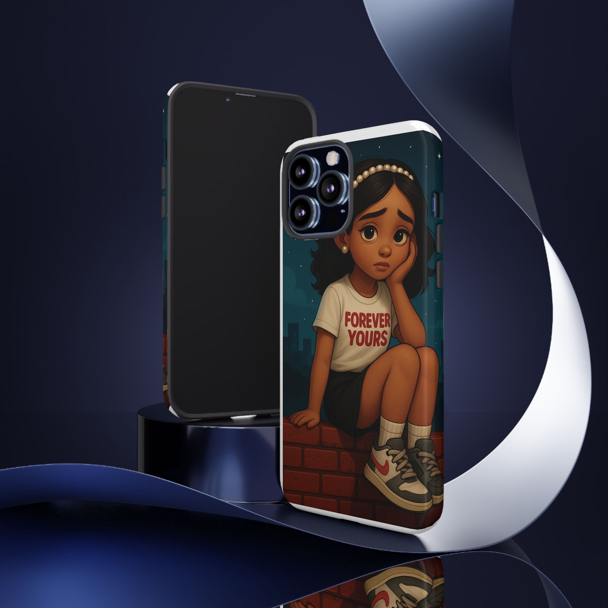 Cute Phone Case: Forever Yours Girl Design, Tough Phone Cover, Trendy Smartphone Protector, Gift for Teens, [...]