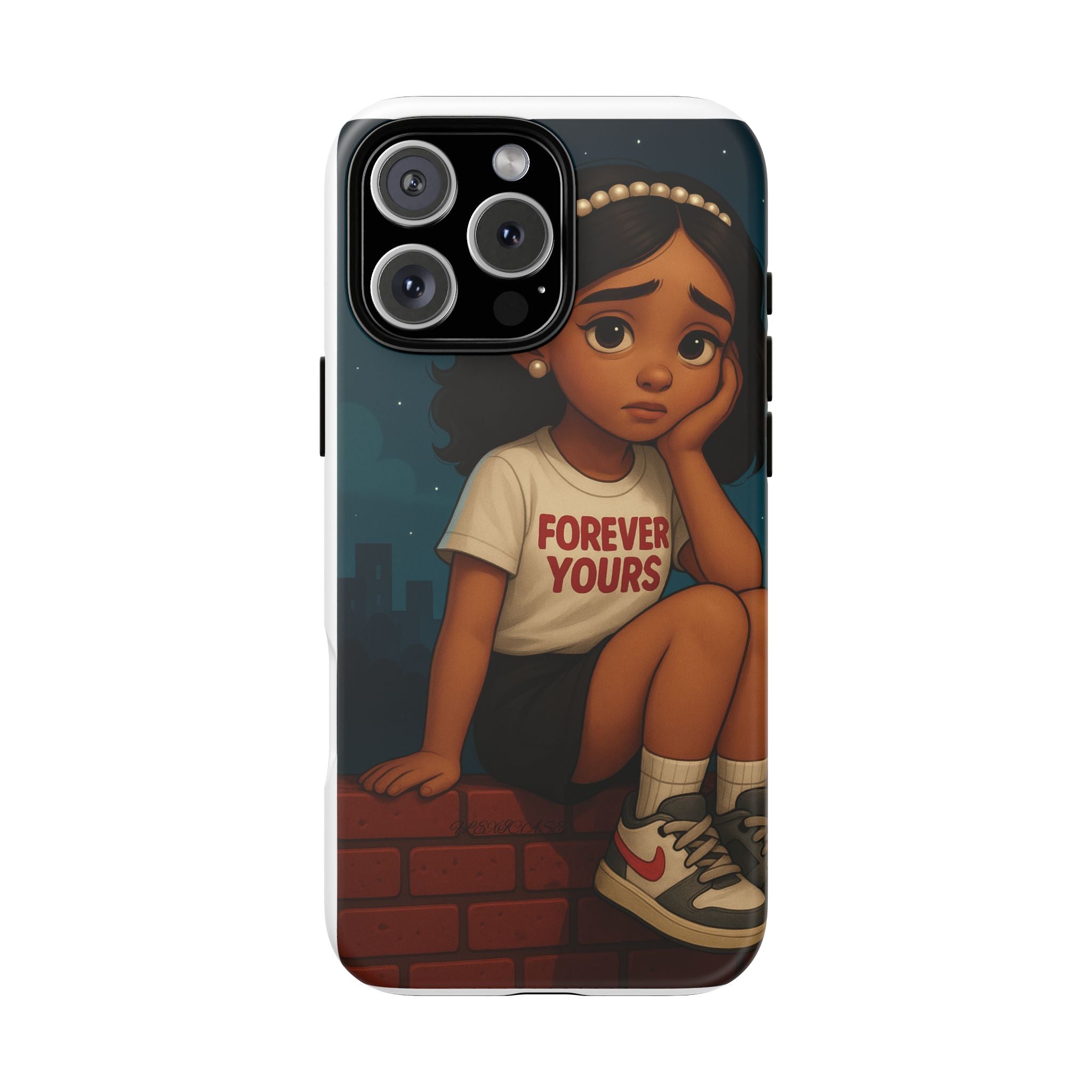 Cute Phone Case: Forever Yours Girl Design, Tough Phone Cover, Trendy Smartphone Protector, Gift for Teens, [...]