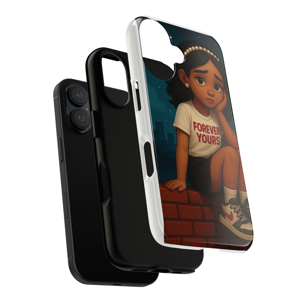Cute Phone Case: Forever Yours Girl Design, Tough Phone Cover, Trendy Smartphone Protector, Gift for Teens, [...]
