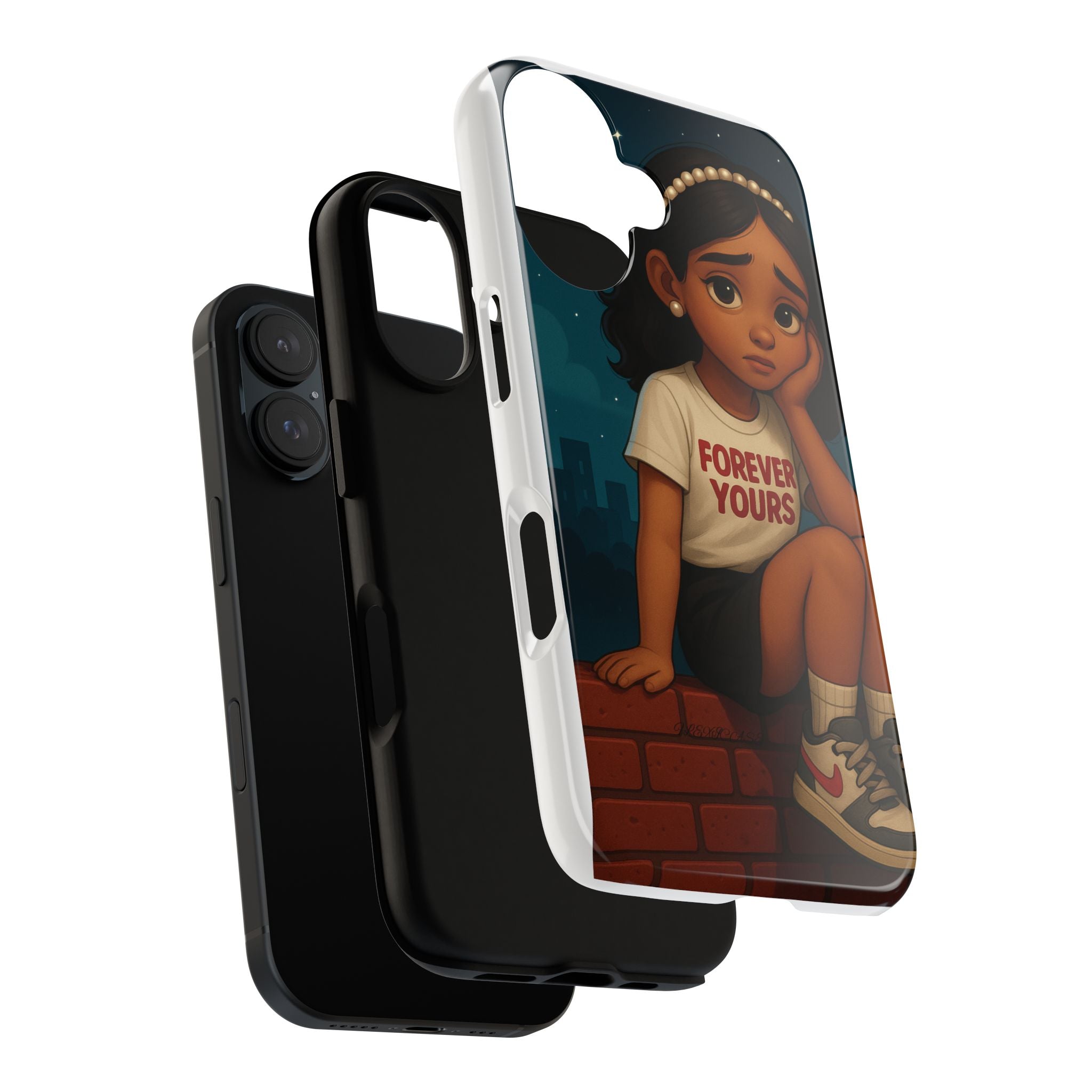 Cute Phone Case: Forever Yours Girl Design, Tough Phone Cover, Trendy Smartphone Protector, Gift for Teens, [...]