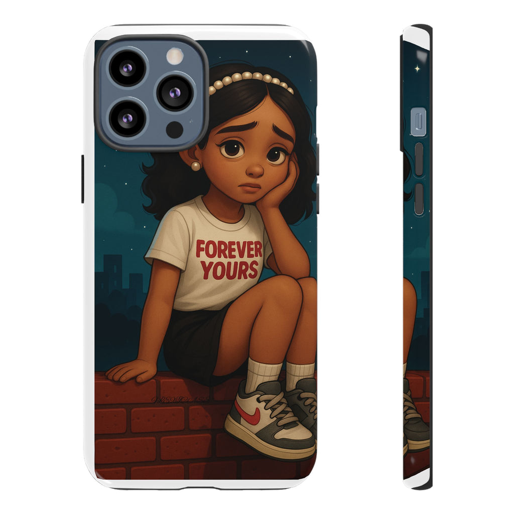 Cute Phone Case: Forever Yours Girl Design, Tough Phone Cover, Trendy Smartphone Protector, Gift for Teens, [...]