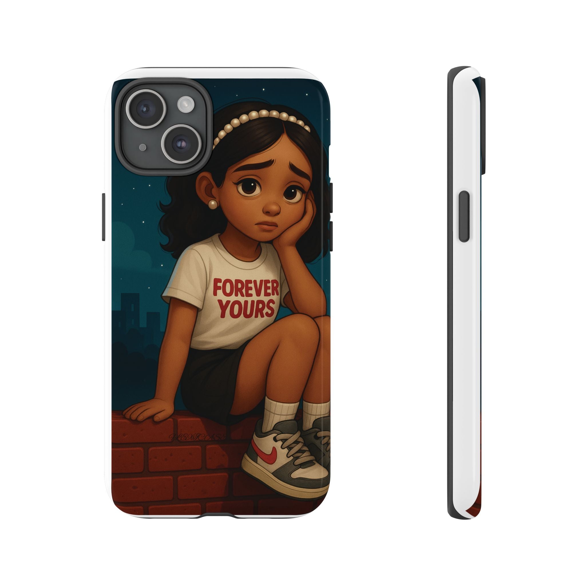 Cute Phone Case: Forever Yours Girl Design, Tough Phone Cover, Trendy Smartphone Protector, Gift for Teens, [...]