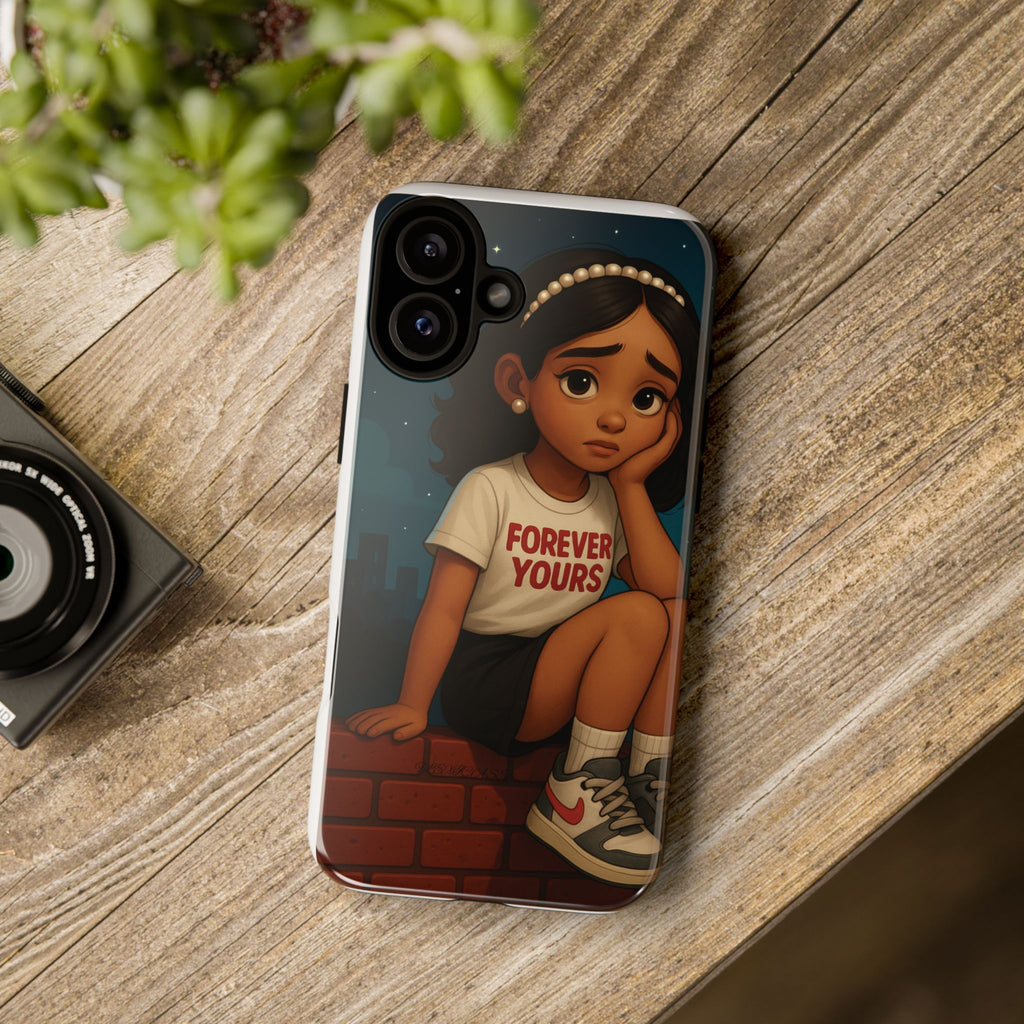 Cute Phone Case: Forever Yours Girl Design, Tough Phone Cover, Trendy Smartphone Protector, Gift for Teens, [...]
