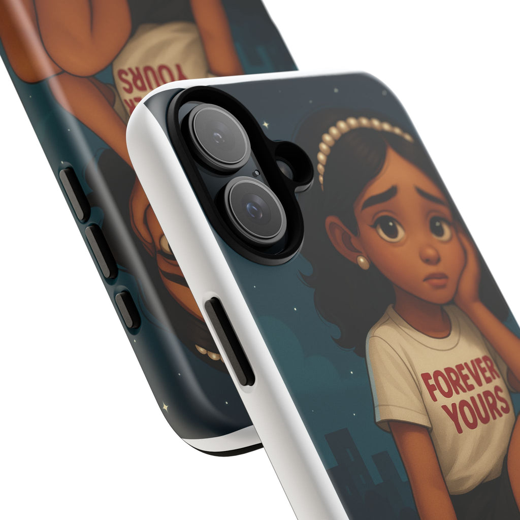 Cute Phone Case: Forever Yours Girl Design, Tough Phone Cover, Trendy Smartphone Protector, Gift for Teens, [...]