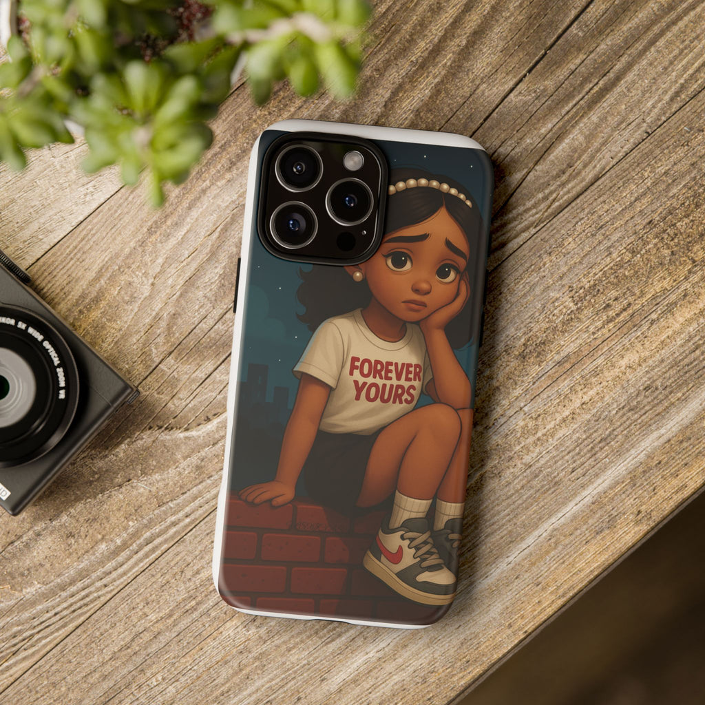 Cute Phone Case: Forever Yours Girl Design, Tough Phone Cover, Trendy Smartphone Protector, Gift for Teens, [...]