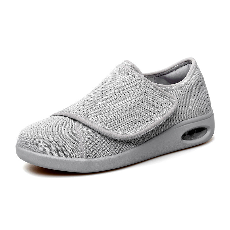 Breathable Mesh Anti-slip Wear-resistant Velcro Sneakers For Middle-aged And Elderly Sports Leisure