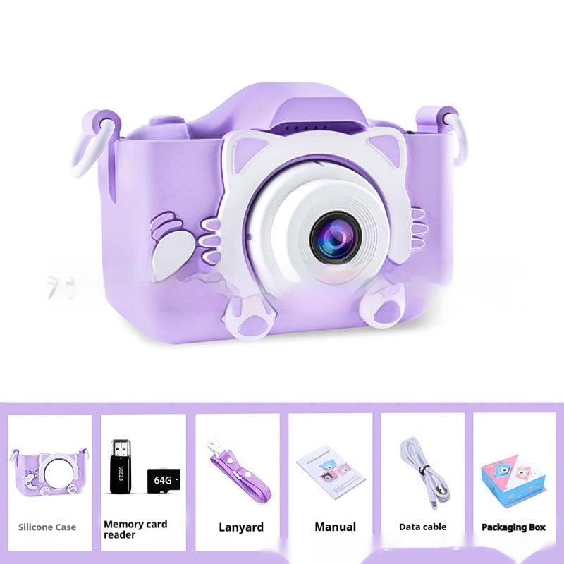 New 4000W HD Front And Back Dual Camera For Kids