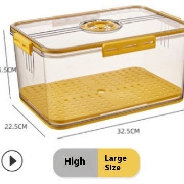 Refrigerator Storage Box Plastic Kitchen Finishing Crisper