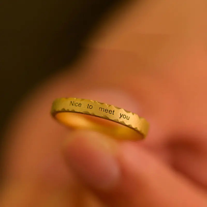 Couple Wedding Rings for Him and Her with Vacuum Plating